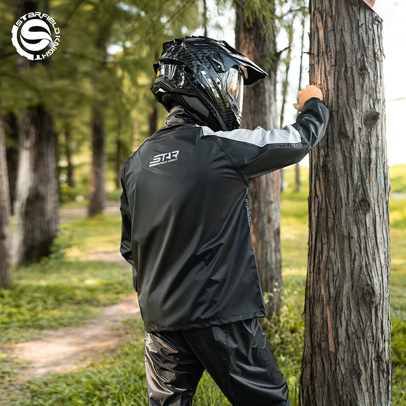 Motorcycle Gear For Woman - SFK Motorcycle Raincoat Rainpants Suit Men