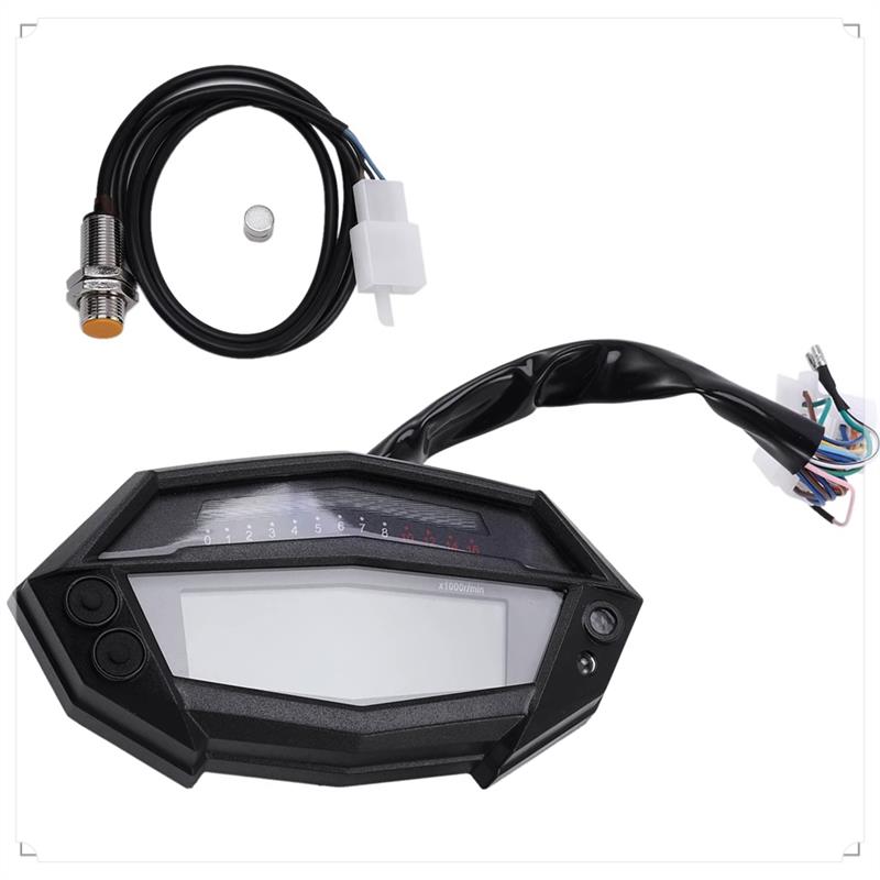 Motorcycle Gear Icon - Motorcycle Gauge LCD Speedometer Adjustable Color