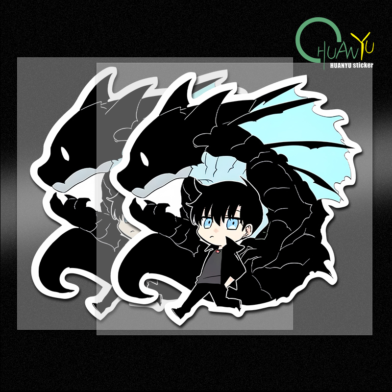 Motorcycle Gear Equipment - Anime car sticker, I upgrade alone