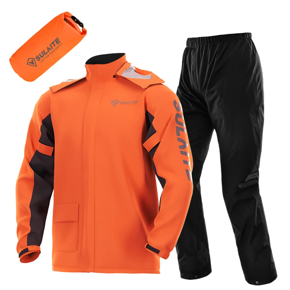 Motorcycle Gear Pants - Motorcycle Rain Gear Suit Lightweight Riding