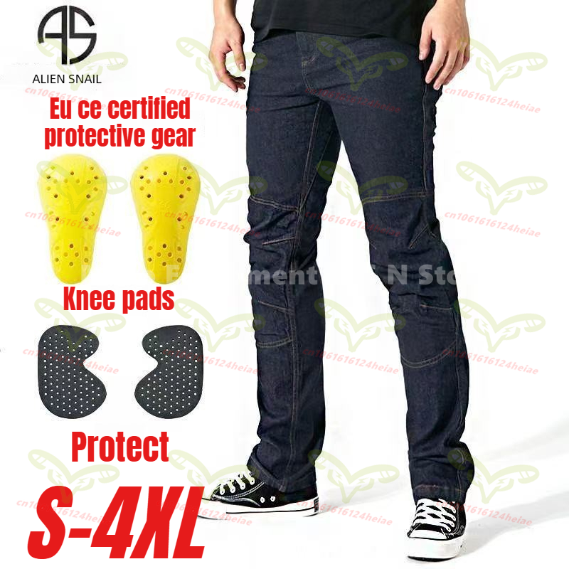 Motorcycle Gear Pants - ALIEN SNAIL Motorcycle Riding Pants Wear-resistant