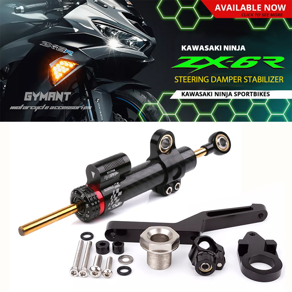 Motorcycle Gear Airbag - ZX-6R 2024 Motorcycle Steering Damper Stabilizer
