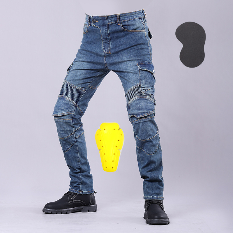 Motorcycle Gear Pants - Motorcycle Riding Jeans Four Seasons Anti-drop