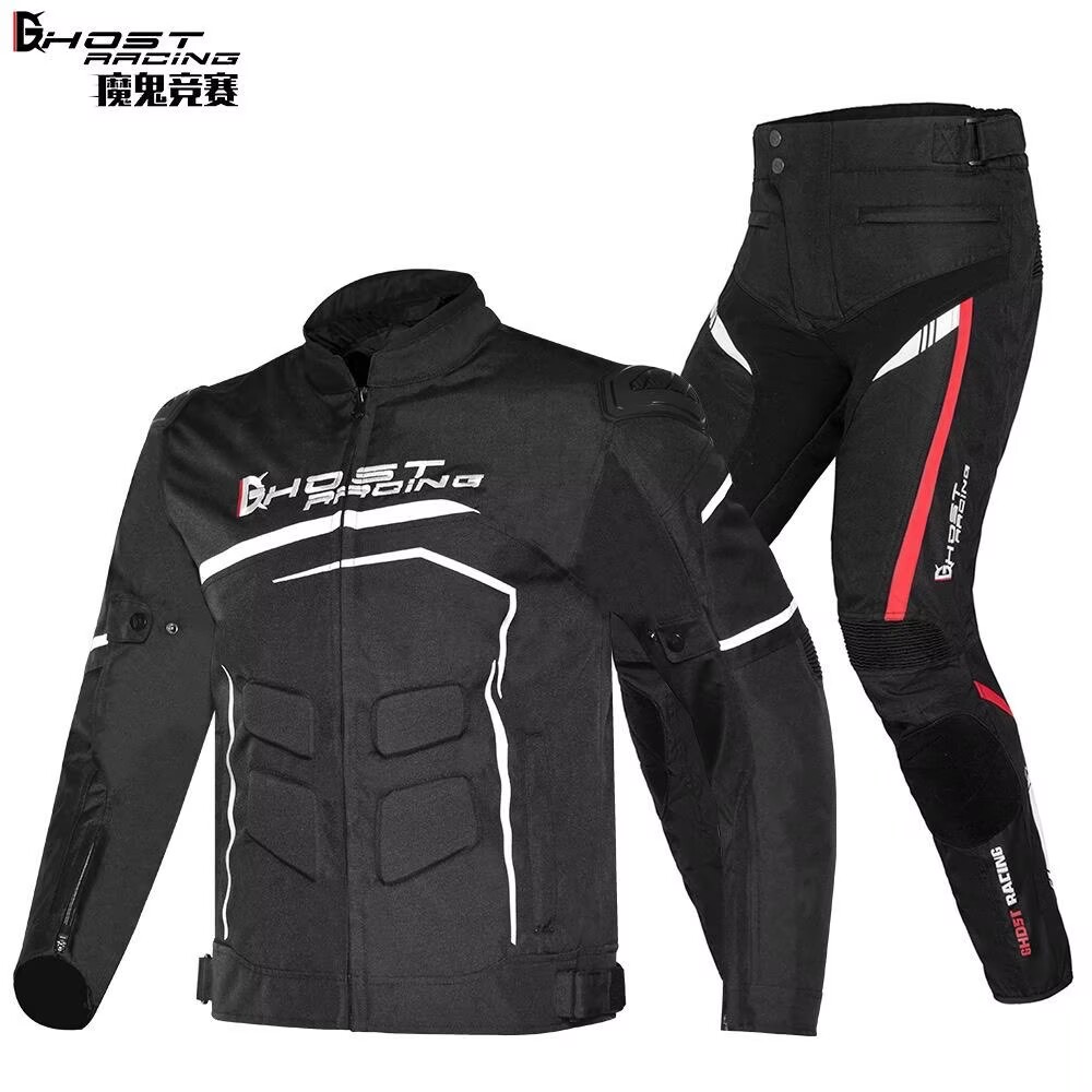 GHOST RACING Men Motorcycle Ja - Motorcycle Gear Jacket And Pants review and price