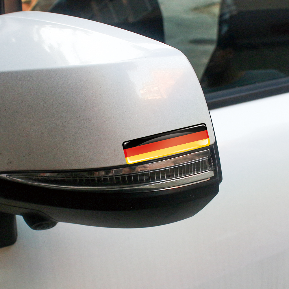 Germany Flag 3D Epoxy Resin De - Motorcycle Gear Germany review and price