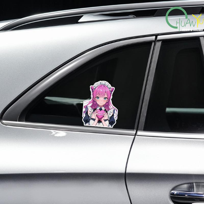 JDM Cute Girl Anime Car Sticke - Motorcycle Gear Equipment review and price