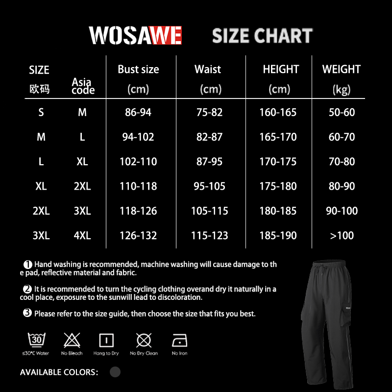 WOSAWE Motorcycle Rain Pants R - Motorcycle Gear Pants review and price