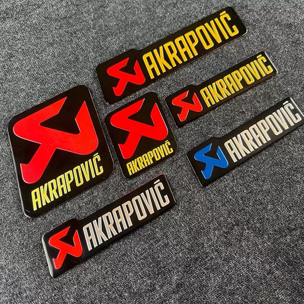 Motorcycle Exhaust Decals, 3D  - Motorcycle Gear Equipment review and price