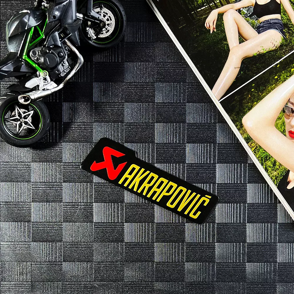 Motorcycle Exhaust Decals, 3D  - Motorcycle Gear Equipment review and price
