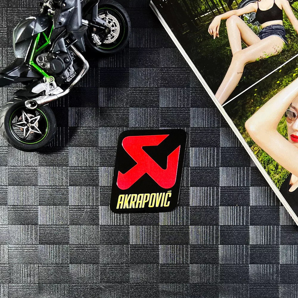 Motorcycle Exhaust Decals, 3D  - Motorcycle Gear Equipment review and price