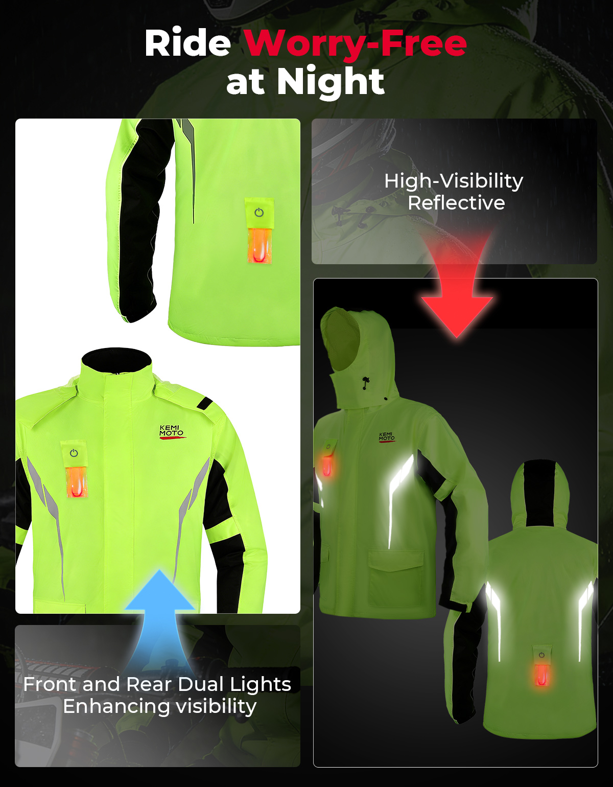 KEMIMOTO Unisex Waterproof Rai - Motorcycle Gear Jacket And Pants review and price