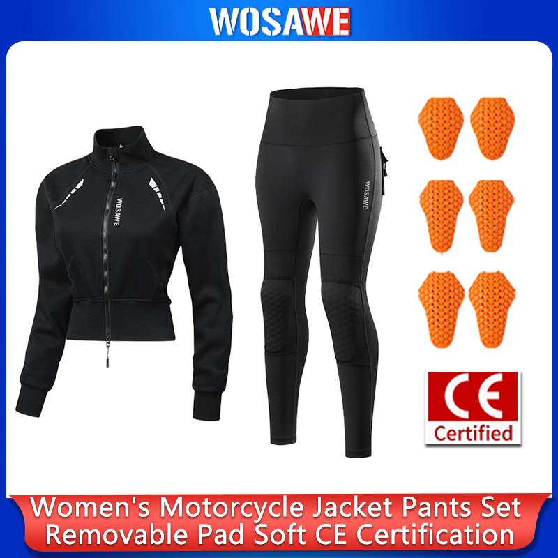 WOSAWE Women Motorcycle Riding - Motorcycle Gear Jacket And Pants review and price